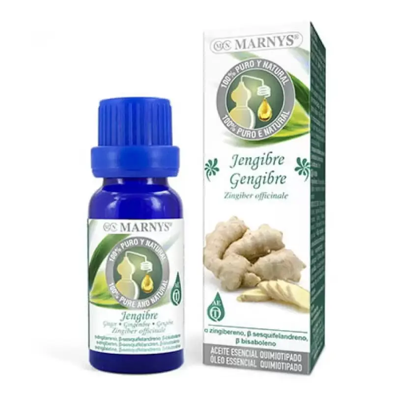 Aceite esencial Jengibre 15 ml. Marny's