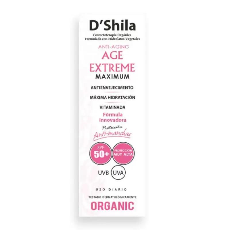 Age extreme Maximum SPF 50+ 60 ml. D'Shila