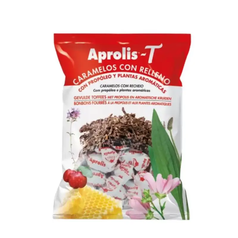 Caramelos Aprolis con relleno 100 gr. Intersa