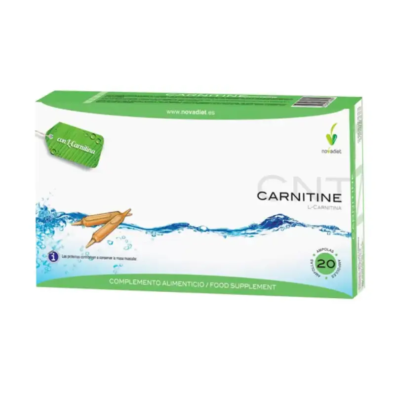 Carnitine L-Carnitina 1000 mg. 20 amp. Novadiet