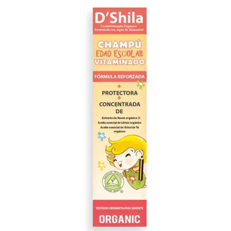 Champú vitaminado escolar 250 ml. D'Shila
