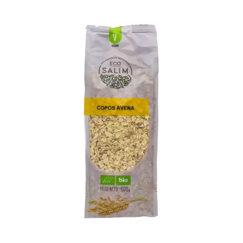 Copos Avena integral Bio 500 gr. Eco-Salim