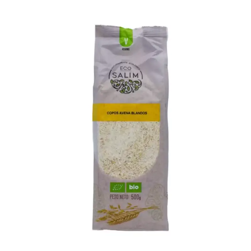 Copos Avena integral blandos Bio 500 gr. Eco-salim