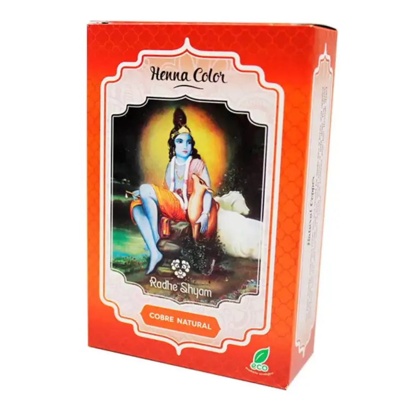Henna color Cobre natural polvo 100 gr. Radhe shyam