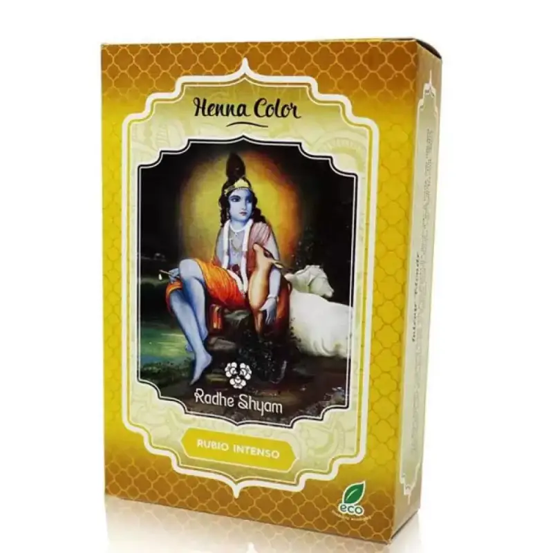 Henna color Rubio intenso polvo 100 gr. Radhe shyam