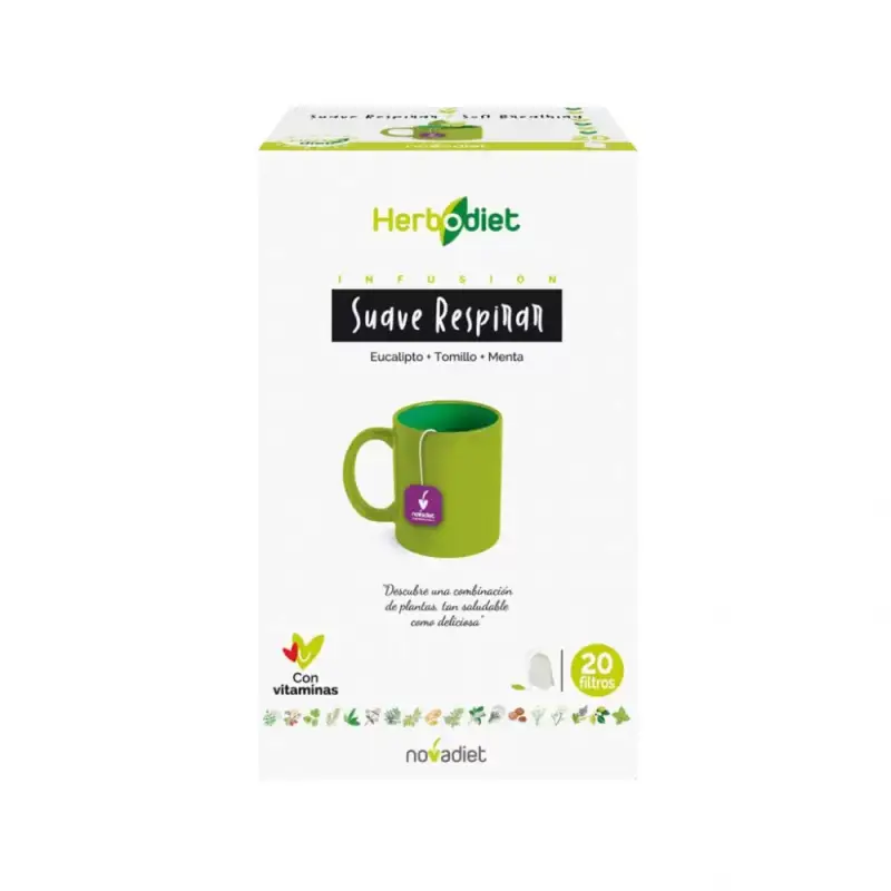 Herbodiet Suave respirar 20 filtros Novadiet