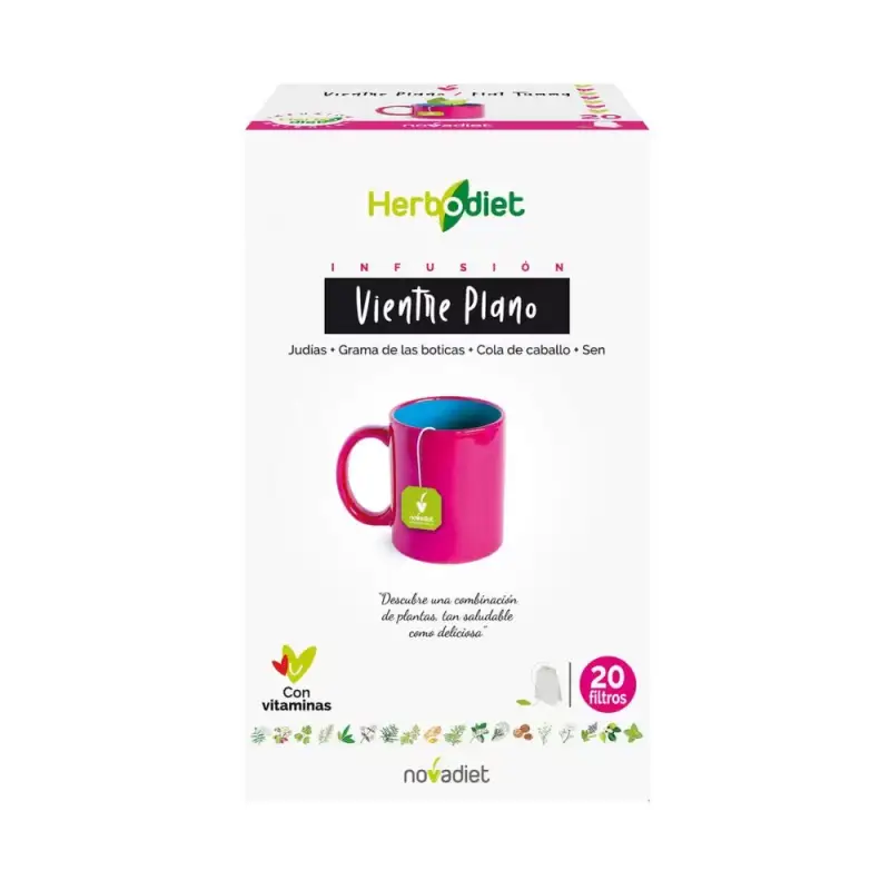 Herbodiet Vientre plano 20 filtros Novadiet