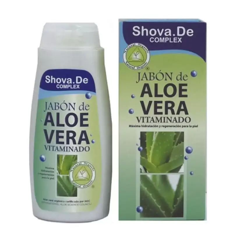 Jabón Aloe vera vitaminado complex 250 ml. ShovaDe