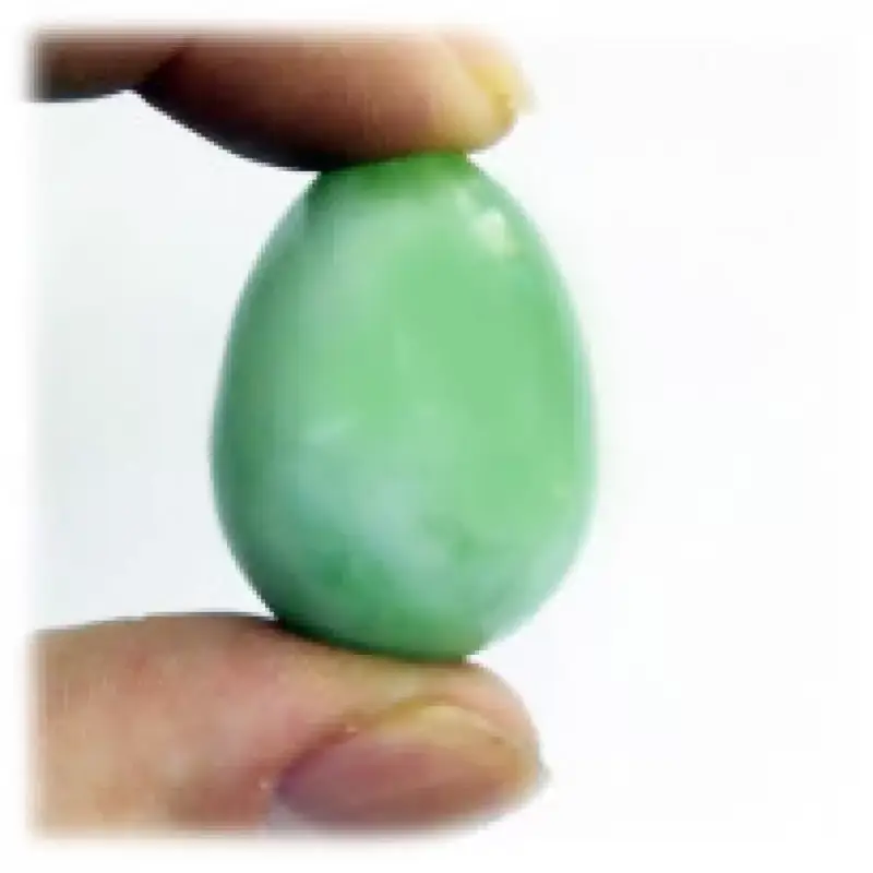 Jade verde Huevo. Minerales Osiris