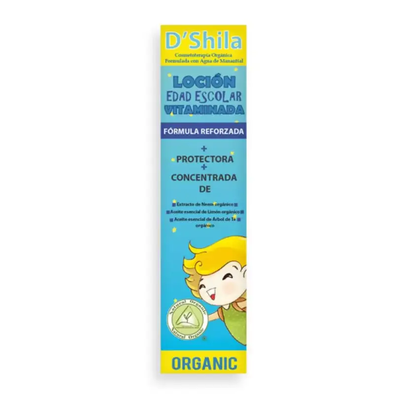 Loción vitaminada escolar 250 ml. D'Shila