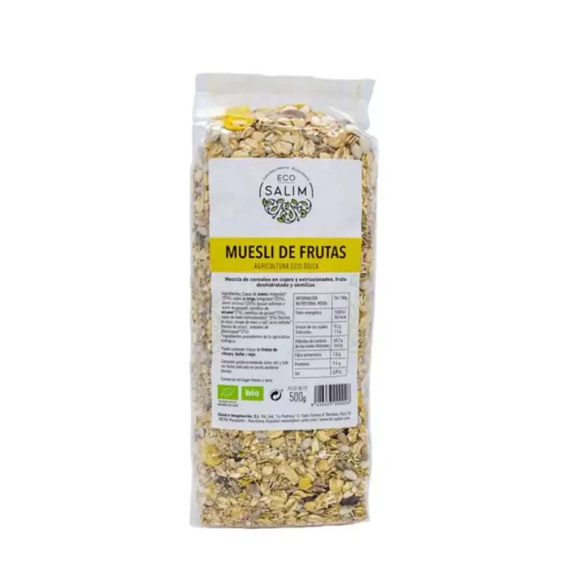 Muesli Frutas Bio 500 gr. Eco-salim
