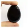 Obsidiana negra Huevo agujereado. Minerales Osiris