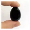 Obsidiana negra Huevo. Minerales Osiris