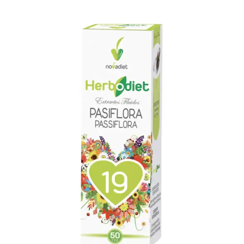 Pasiflora extracto 50 ml. Herbodiet 19 Novadiet