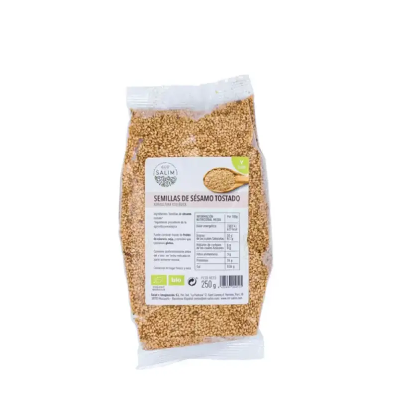 Semillas Sésamo tostado Bio 250 gr. Eco-salim