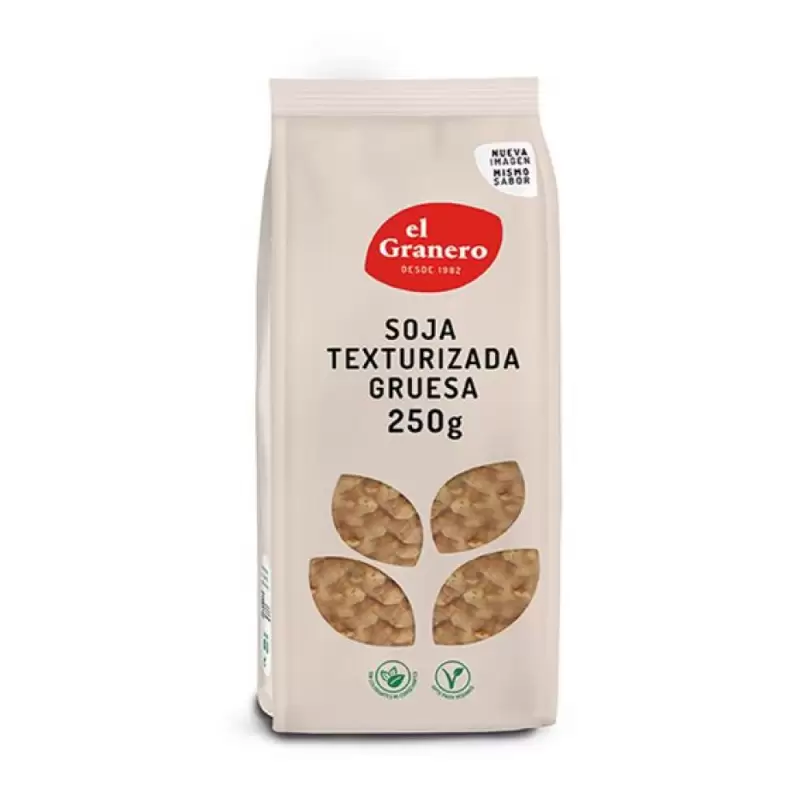 Soja texturizada gruesa 250 gr. El granero integral