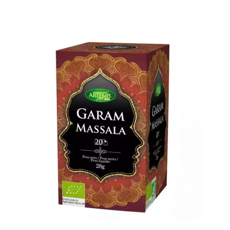Té Garam massala Bio 20 filtros Artemis