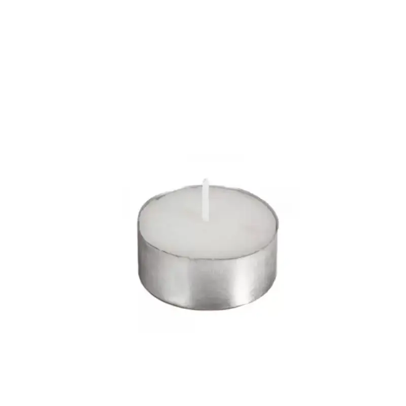 Vela blanca Tea light 1 unidad (4 h)