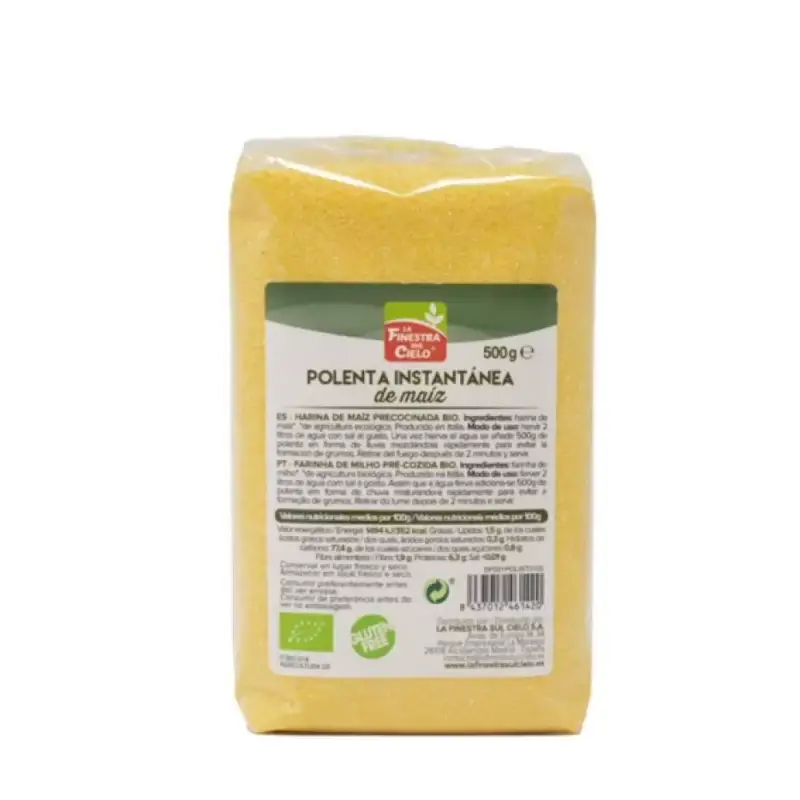 Polenta instantánea Maíz Bio 500 gr. La finestra sul cielo