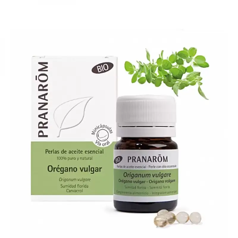 Orégano vulgar Bio 60 perlas Pranarom