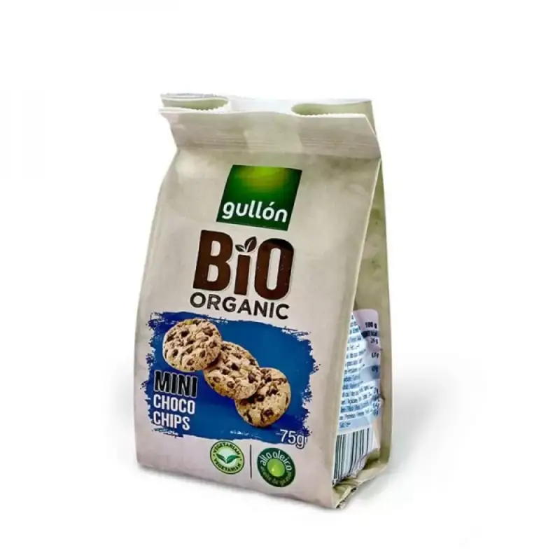 Galletas mini Choco chips Bio 75 gr Gullón