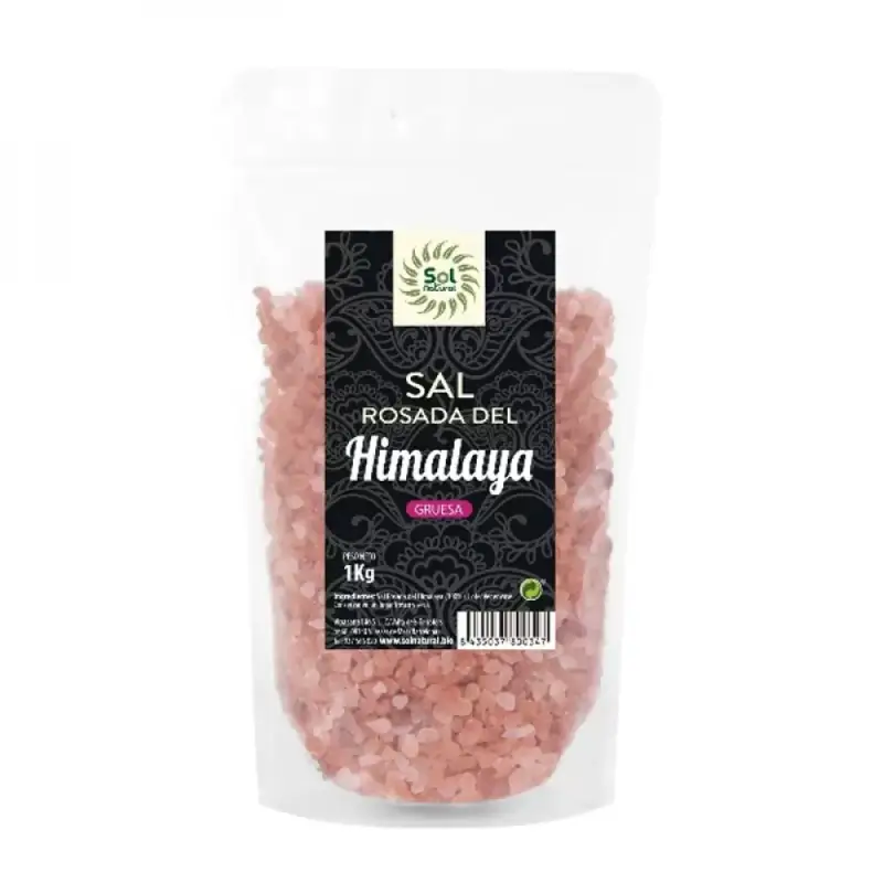 Sal rosa del Himalaya gruesa 1 kg. Sol natural