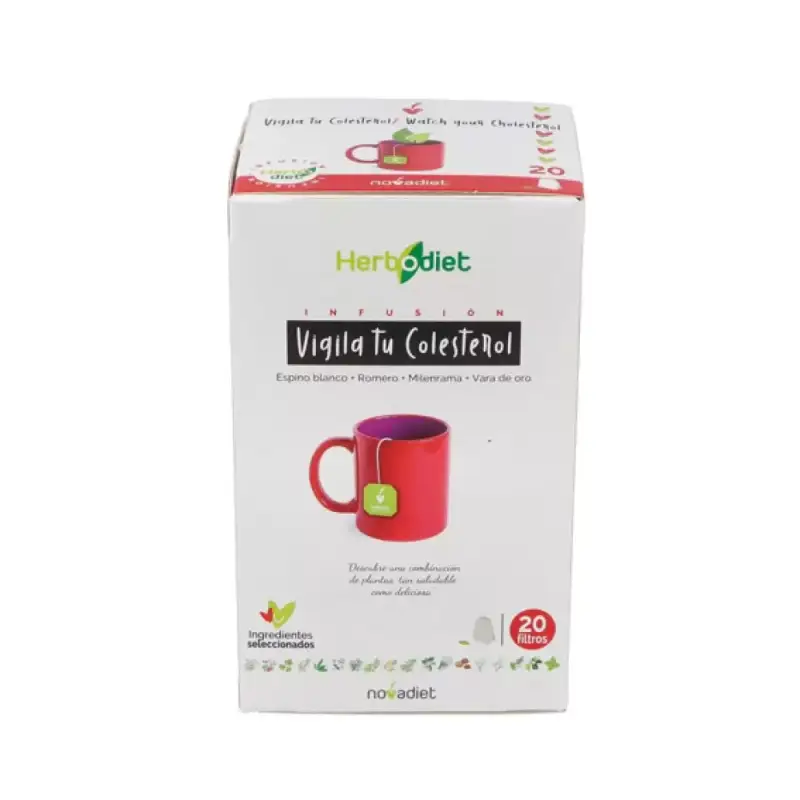 Herbodiet Vigila tu colesterol 20 filtros Novadiet