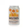 Refresco Naranja y Limón Bio 330 ml. Whole earth