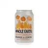 Refresco Naranja y Limón Bio 330 ml. Whole earth