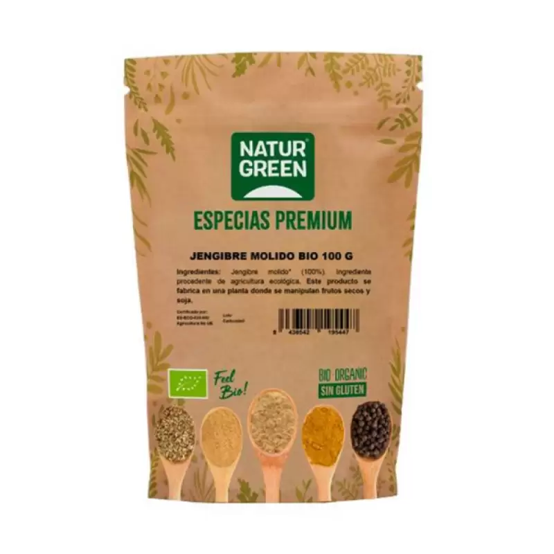 Jengibre molido Bio 100 gr. Naturgreen