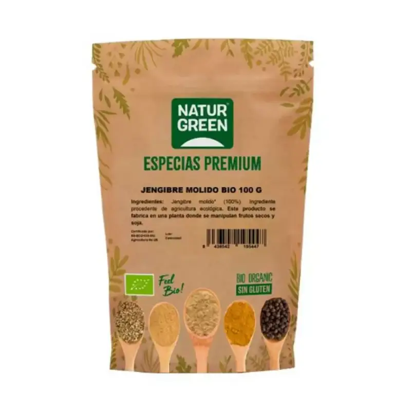 Jengibre molido Bio 100 gr. Naturgreen