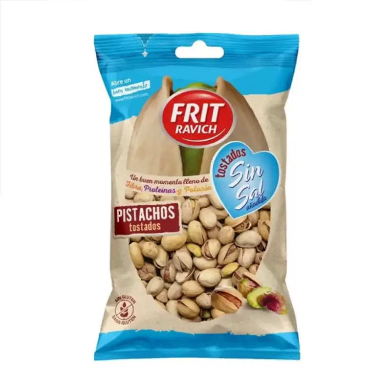 Pistachos tostados Sin sal 110 gr. Frit ravich