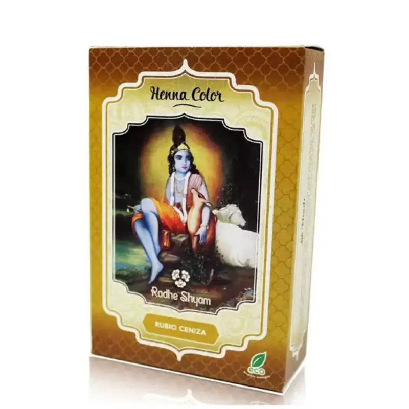 Henna color Rubio ceniza polvo 100 gr. Radhe shyam