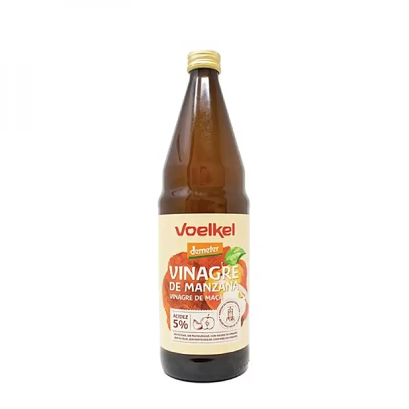 Vinagre de Manzana sin filtrar con madre Bio 750 ml. Voelkel