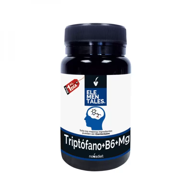 Triptófano + B6 + Magnesio 30 cáps. Novadiet