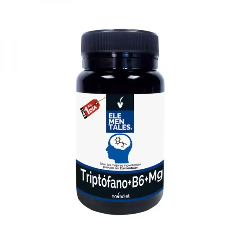 Triptófano + B6 + Magnesio 30 cáps. Novadiet