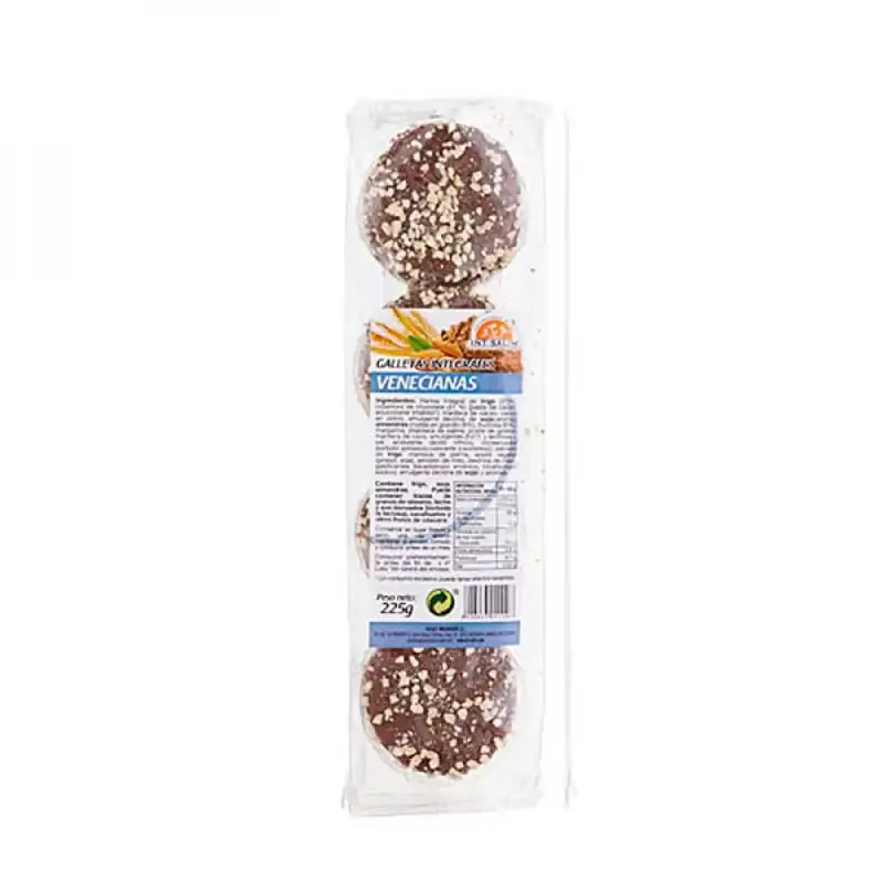 Galletas integrales Venecianas 225 gr. Int-salim