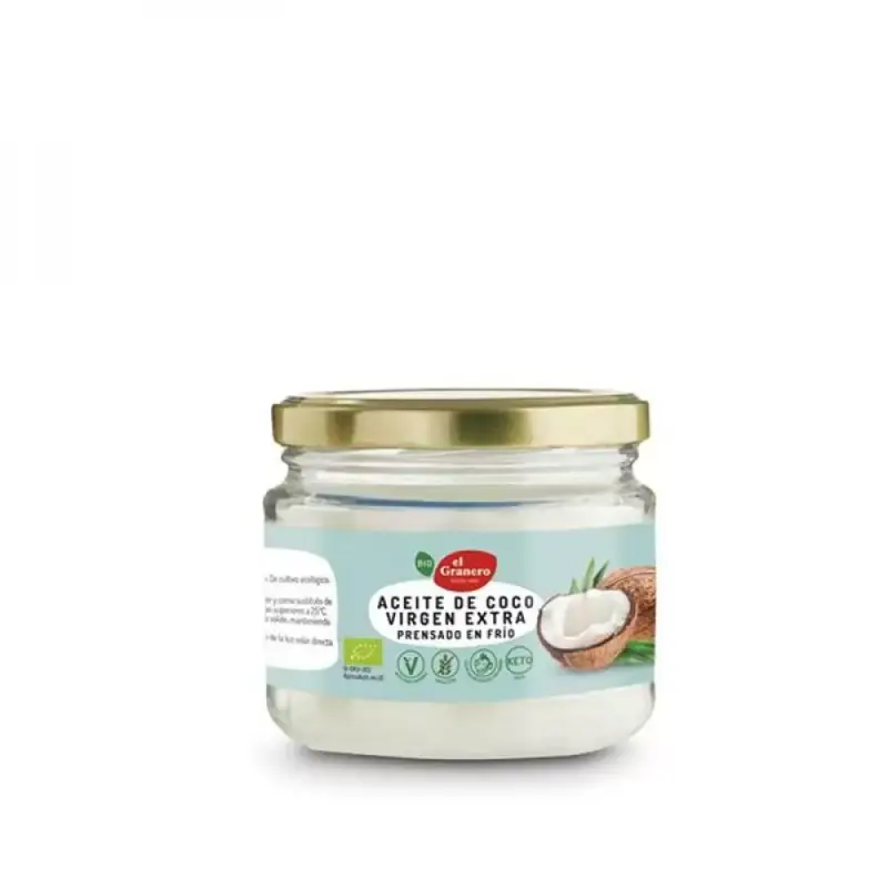 Aceite Coco virgen extra Bio 200 ml. El granero integral