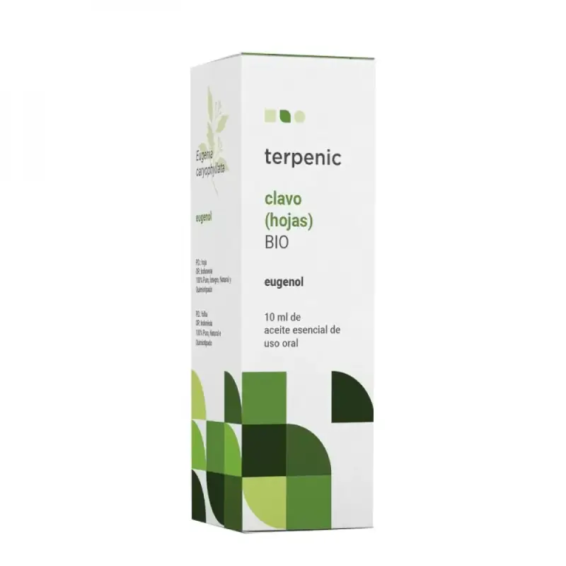 Aceite esencial Clavo hojas Bio 10 ml. Terpenic