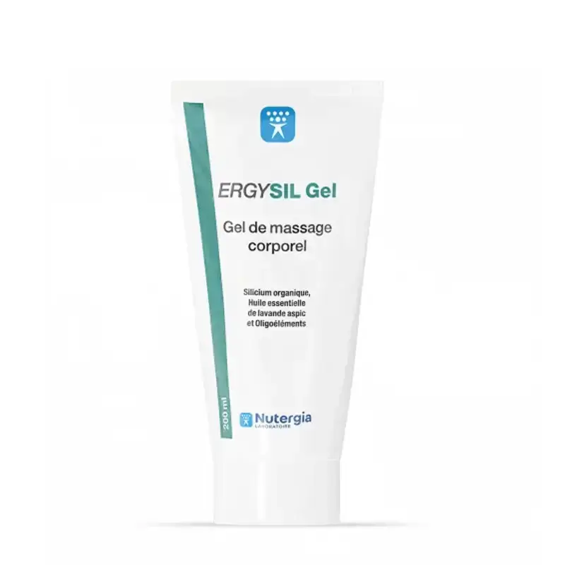 Ergysil Gel Silicio 200 ml Nutergia – Elasticidad y confort muscular