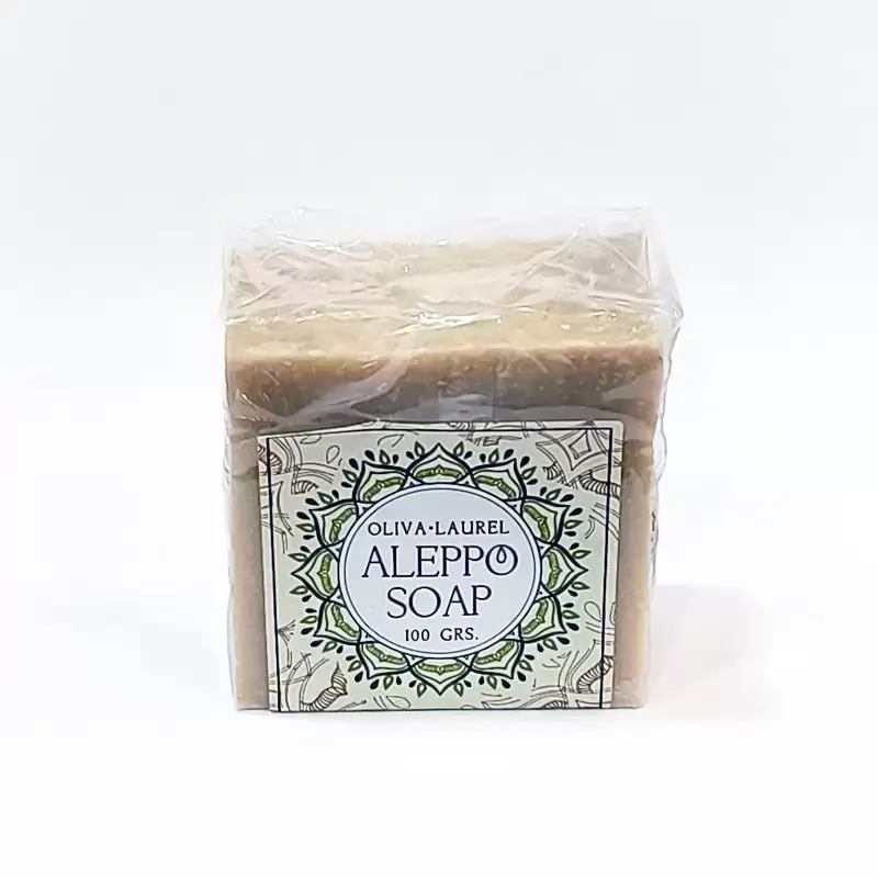 Jabón Alepo Larita 100 g – Jabón vegetal tradicional natural