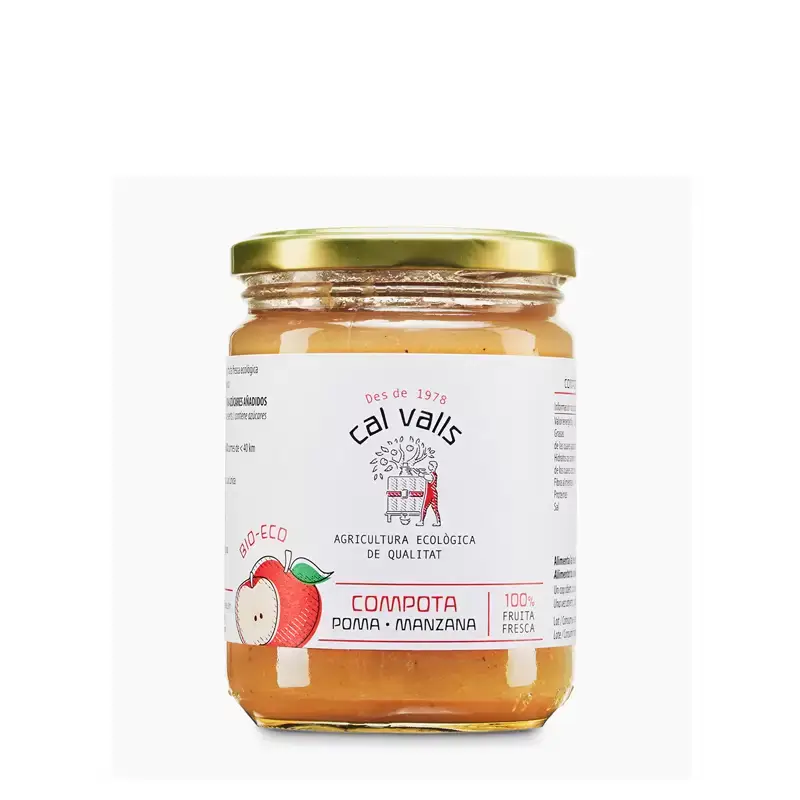 Mermelada Manzana Bio 375 gr. Cal valls