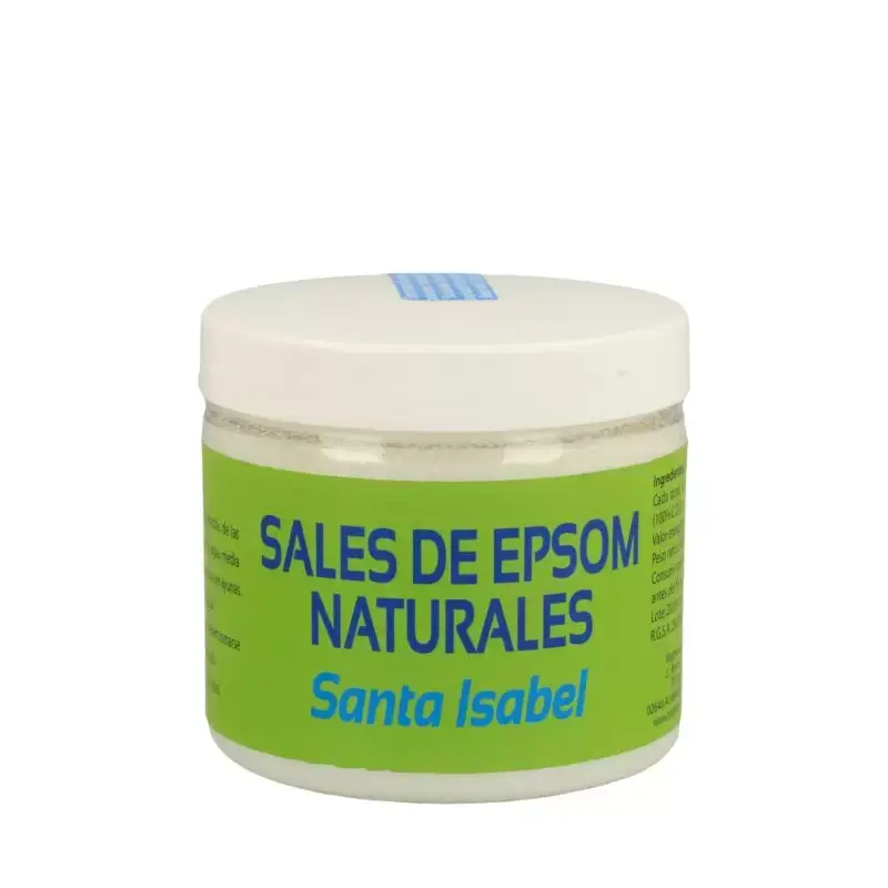 Sales de Epsom (Sulfato de Magnesio) 300 gr Santa Isabel – Higiene Intestinal Natural