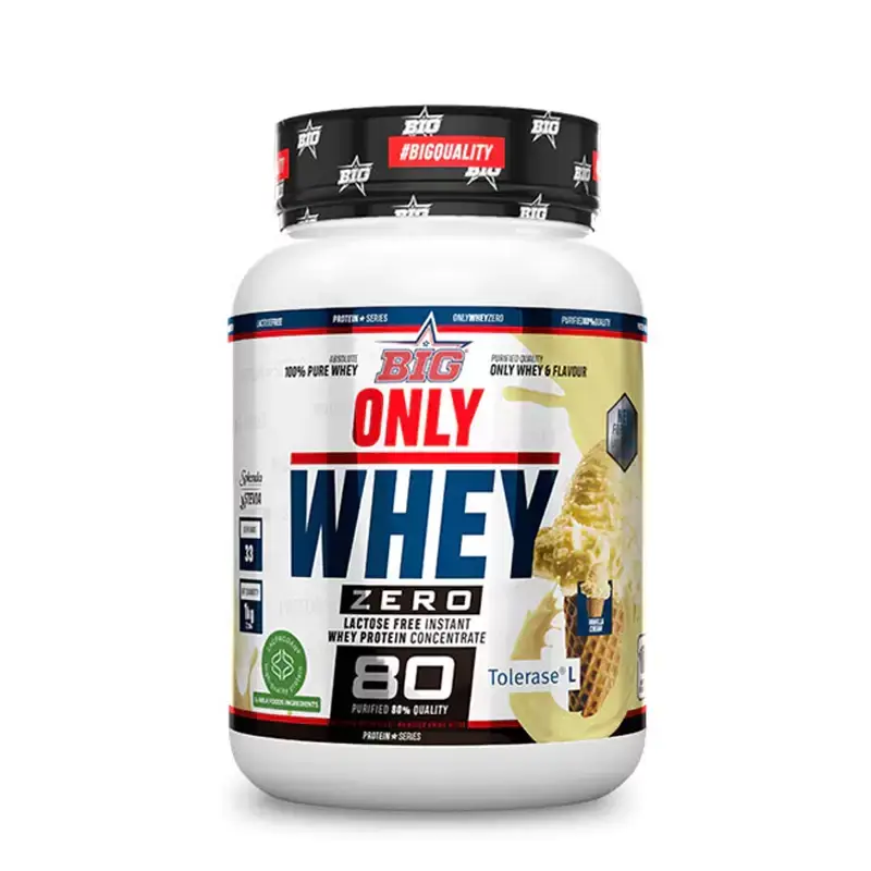 Only Whey Zero vanilla cream 1 kg BIG – Proteína para masa muscular