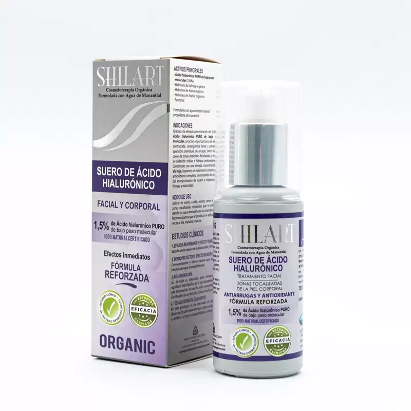 Suero Ácido Hialurónico 1,5% 120 ml Shilart – Hidratación intensiva y firmeza