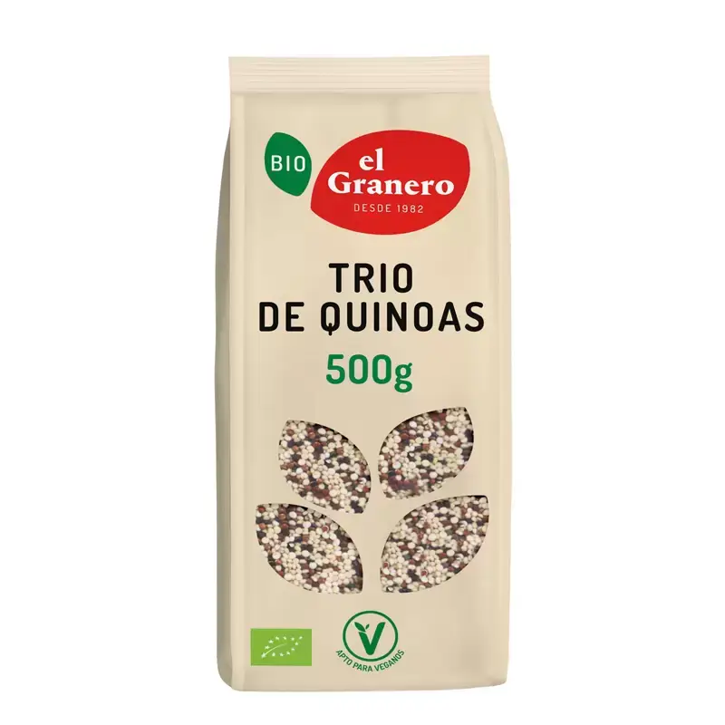 Trío de Quinoas Bio 500 gr. El granero integral
