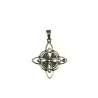 Colgante plata Nudo de brujas 4 cm. Eleggua
