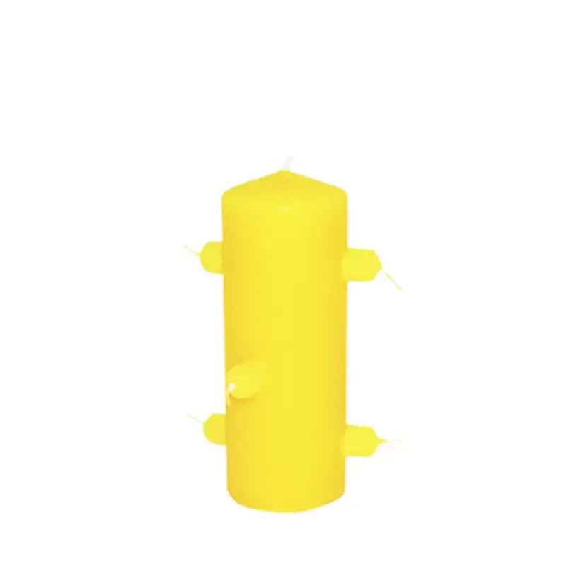 Velón 7 mechas Amarillo Eleggua