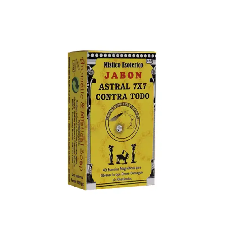 Jabón Astral 7x7 Contra Todo 80 g – Limpieza energética esotérica