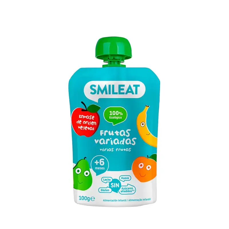 Pouch Frutas variadas Bio 100 gr. Smileat